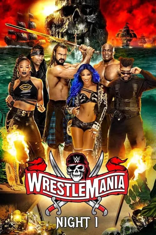 Poster for WrestleMania 37: Night 1