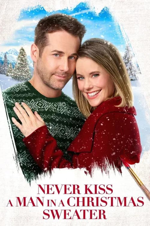 Poster for Never Kiss a Man in a Christmas Sweater