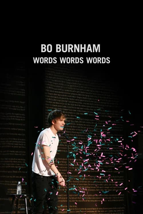 Poster for Bo Burnham: Words, Words, Words